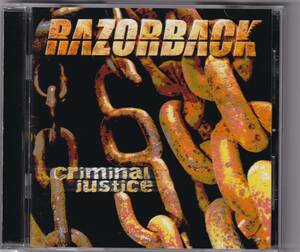 【ROCK】RAZORBACK／CRIMINAL JUSTICE レイザーバック