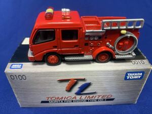 トミカリミテッド TOMICA LIMITED■0100 モリタ CD-I型 ポンプ消防車