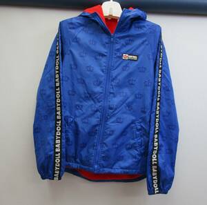 o060*BABY DOLL baby doll jumper windbreaker Kids size S blue * beautiful goods secondhand goods 