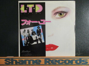 LTD( L.T.D.) ： For You 7'' / 45s ★ Soul ☆ c/w Party With You( All Night ) // 落札5点で送料無料