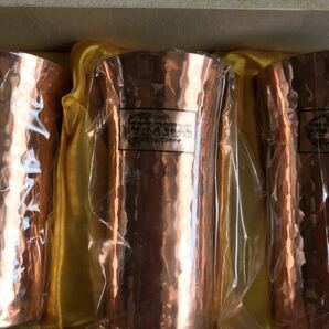 銅製 タンブラー ５客セット 共箱 ビアグラス 食器 グラス タンブラー アンティーク 保管品 venus the elegant copper graphic collectionsの画像5