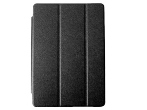HUAWEI MEDIAPAD T3 10 ９.6インチ用 PUレザー 合成革 上品感 横開き 三つ折り 保護カバー スタンドケース#ブラック