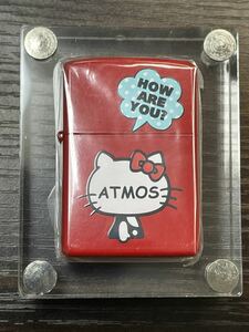 zippo HELLO KITTY ATOMS コラボ ハロー キティ サンリオ 2007年製 限定品 両面デザイン アトモス クリアケース 保証書