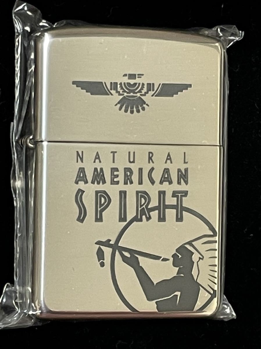zippo AMERICAN SPIRIT 純銀 NATURAL STERLING SILVER 2015年製