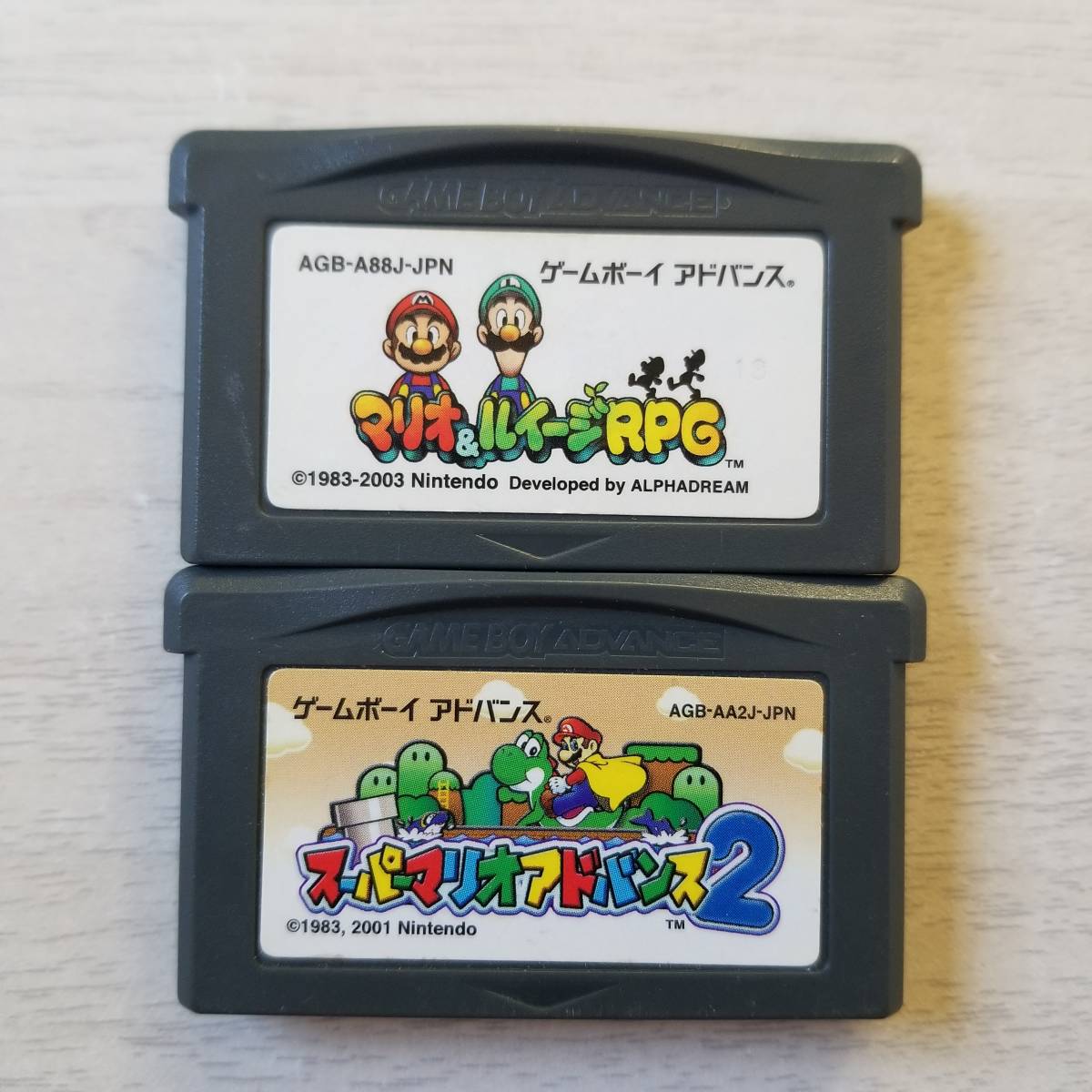 GBA 4作品セット スーパーマリオアドバンス1・2・3・4 ソフトのみ