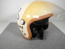 中古　ジェットヘルメット　女性サイズ　フラワージェット！_画像5
