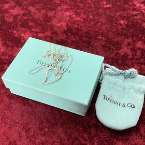 銀無垢 SV925 Tiffany ティファニー リーフ 葉 ネックレス