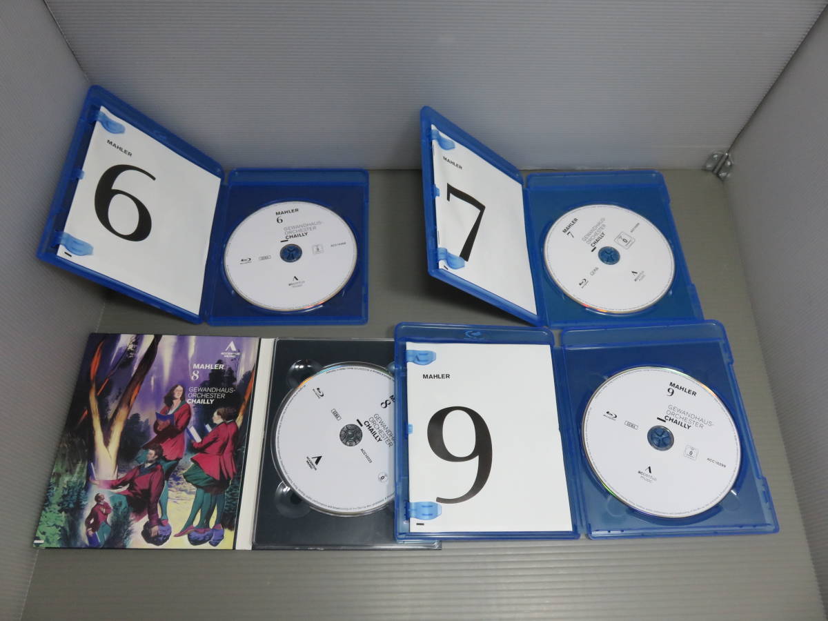 高級感 マーラー 交響曲 第1～9番 (内第3番のみ無し) Blu-ray 8本 