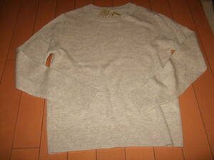  tag equipped prompt decision including carriage * Muji Ryohin yak. wool crew neck sweater * auto mi-ru color lady's S