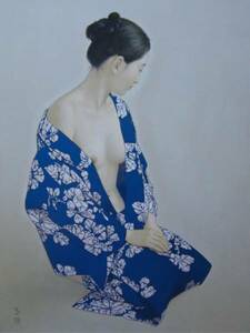 Art hand Auction Shogo Takatsuka, [Después del baño], pinturas raras de libros de arte, Buen estado, Hermosa mujer pintando, Nuevo con marco, envío gratis, obra de arte, cuadro, retrato