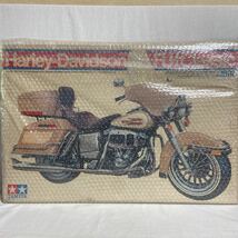 未組立 小鹿タミヤ 1/6 ハーレーダビッドソン FLH クラシック Harley-Davidson Classic TAMIYA バイク 絶版プラモデル ミニカー モデルカー_画像1