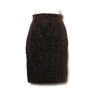 Vintage KENZO ヴィンテージ ケンゾー 「38」 フランス製 コードヤーン刺繍スカート 130521