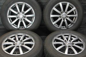 【送料無料】社外アルミ 15×6J +48 5H PCD114.3 トーヨー ナノエナジー J64 195/65R15 4本セット ノア ヴォクシー エスクァイア セレナ/ne