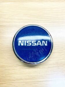 旧ロゴ 廃盤 希少品！日産 NISSAN 純正 センターキャップ ホイールキャップ 青 1枚