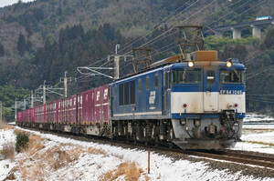 鉄道 デジ 写真 画像 EF64-1046 広島更新色 伯備貨物 4