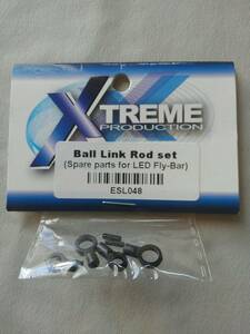 【R/Cヘリコプター・パーツ 】XTREME PRODUCTION：ESL048：Ball Link Rod set(Spare parts for LED Fly-Bar)