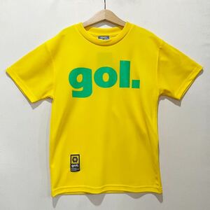 SALE! メール便可能! gol (ゴル) 半袖 プラクティスシャツ (150) YELLOW | futsal soccer フットサル サッカー プラシャツ イエロー セール