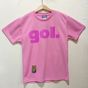 SALE! メール便可能! gol (ゴル) 半袖 プラクティスシャツ (150) PINK | futsal soccer フットサル サッカー プラシャツ ピンク 桃 セール