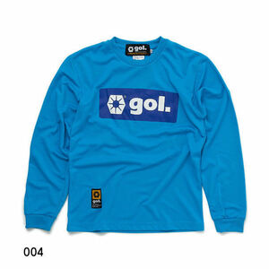 SALE! gol (goru) box Logo длинный рукав p Ractis рубашка 150 SAX | futsal soccer футзал футбол pra рубашка sax голубой распродажа 