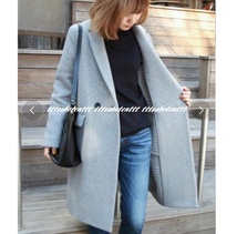 美品 JOURNAL STANDARD relume “double face melton chester coat” ダブルフェイス メルトンチェスターコート M ジャーナルスタンダード_画像1