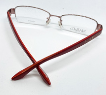 Max&Co 正規品 眼鏡フレーム チタン M&CO.4512J-B2E スクエア オレンジ/赤_画像5