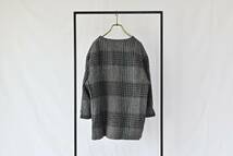 SUNSEA WOOL CHECK TEE SNS-13A20 サンシー プルオーバー_画像2