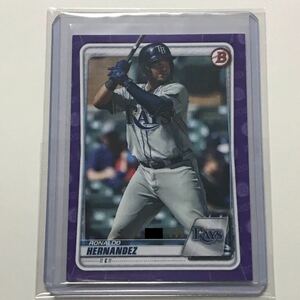 [Ronaldo Hernandez] Base Paper Parallel(Purple)BD-161[Topps 2020 Bowman Draft](Tampa Bay Rays(TB))