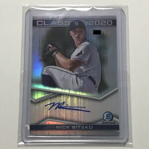 [Nick Bitsko] Class of 2020 Autograph(C20A-NB) [Topps 2020 Bowman Draft](Tampa Bay Rays(TB))auto