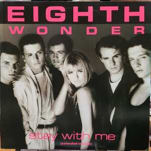 12inch シングル レコード Eighth Wonder stay with me エイスワンダー アナログ 80s ( OASIS リアム・ギャラガーの元嫁