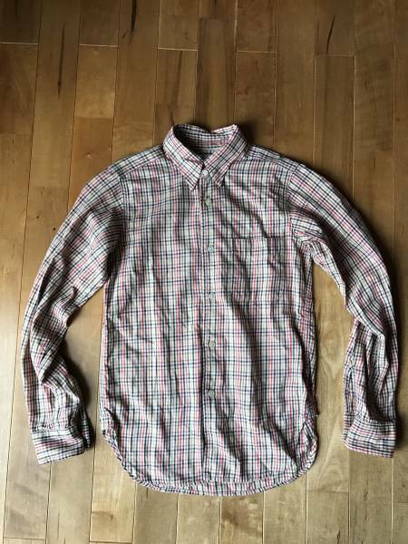 【美品】FWK Engineered Garments チェックワークシャツ size0 エンジニアード ガーメンツ Work Shirt ネペンテス needles s2w8