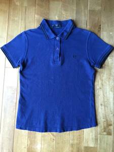 [ rare *ENGLAND made ]FRED PERRY Fred Perry polo-shirt UK10*EUR38 navy 