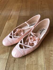 【幻の名品・廃盤】repetto Valse レペット ワルツ size35 22cm ピンクベージュ バレエシューズ フラットシューズ 紐 レア 希少品