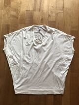 【美品】NO COTROL AIR ノーコントロールエアー ノースリーブカットソー サイズ38 Tシャツ 白_画像1