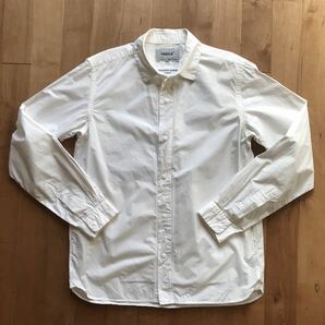【美品・定番ホワイト】YAECA ヤエカ サイドポケット付きコンフォートシャツ サイズS