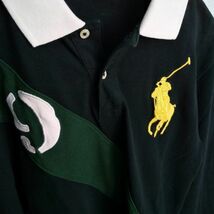 POLO RALPH LAUREN ポロシャツ 長袖 ビッグロゴ 2107_画像3