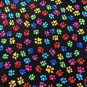 ロラライハリス Paws Black 生地