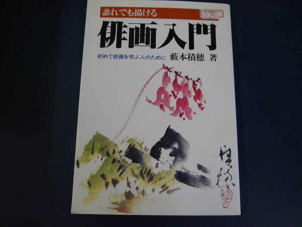 2112H28 誰でも描ける俳画入門 藪本積穂
