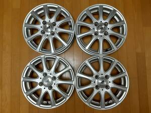 ホイール アルミ 14インチ 4.5J オフセット+45 PCD100 ハブ67 AZ sports AG10 4本 シルバー 2015年