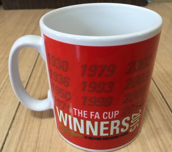 【送料無料】アーセナル 2015 FA Cup マグカップ