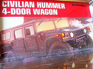 * hard-to-find *WHITE LIGHTNING white HUMMER H1/HUMVEE/si vi Lien Hummer off-road / 4-door / Wagon /4WD/ military vehicle / Secret /TH rare 