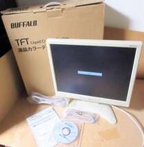 ☆バッファロー BUFFALO FTD-G722AS2 17インチ液晶ディスプレイ TFT液晶カラーモニター◆スピーカ内蔵モデル2,991円_画像1