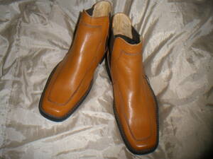 IMMAGINATION original leather boots side-gore size 23cm small size rare light brown 