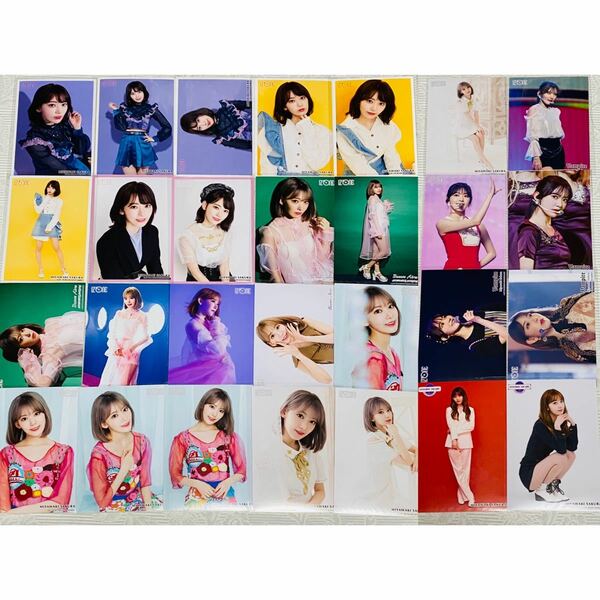 IZ*ONE 宮脇咲良 生写真 全28枚 まとめ売り