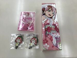 一番くじ ラブライブ！虹ヶ咲学園スクールアイドル同好会 B賞 上原 歩夢マイクロファイバーバスタオル Lアクリルボード Mラバーストラップ