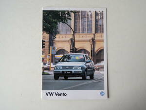 【カタログのみ】 VW ヴェント 後期 VR6掲載 1995年頃 厚口28P カタログ 日本語版 フォルクスワーゲン