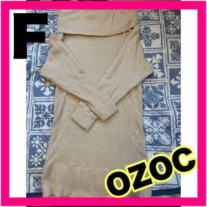 OZOC ニットワンピース オゾック レディース セーター フリーサイズ