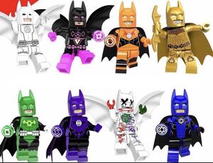 翌日発送　バットマン dcコミック ミニフィグ LEGO 互換 ミニフィギュア レゴ互換 8体 j5