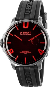 U-BOAT ユーボート DARKMOON ダークムーン SS 44mm レッド クォーツ　8465R【正規品】