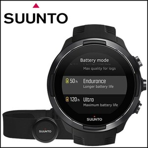 【送料無料】スント SUUNTO 9 Baro Black with Belt バロブラック 心拍ベルト付 SS050089000【NEWモデル】【2年保証】【正規品】