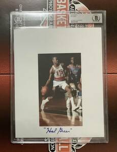 2020 LEAF 8&#34;X10&#34; AUTOGRAPHED PHOTO EDITION 直筆サイン入り写真 ベケットBASケースに封入 HAL GREER